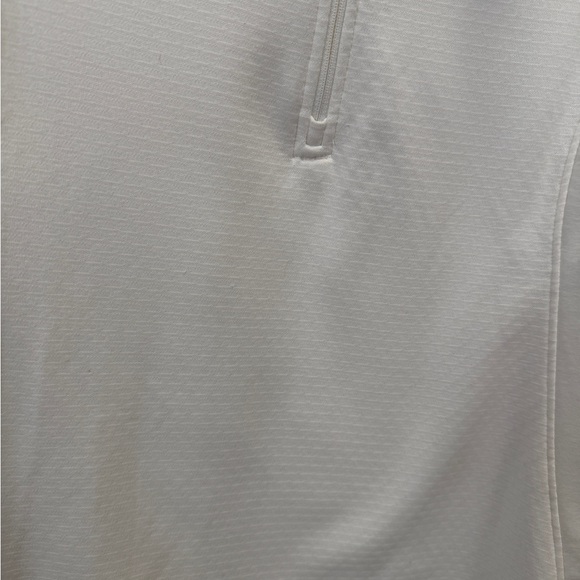 Columbia Women’s Quarter Zip White Sweater Medium - Picture 4 of 9